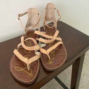 Sam Edelman Tan Strappy Sandals